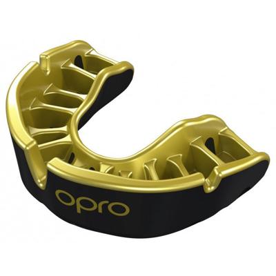 Opro sportbitje Self-Fit GEN4 gold unisex zwart/goud