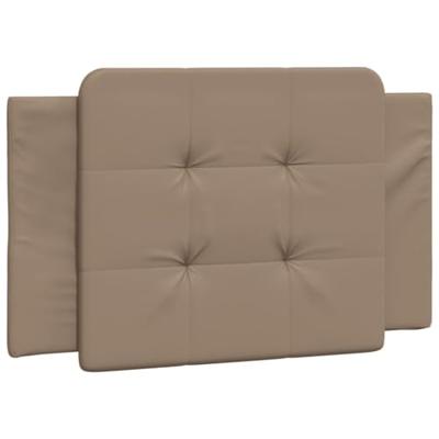 Bedframe met LED-verlichting kunstleer cappuccino 90x200 cm