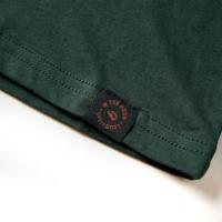 Kindershirt met lange mouwen dinosaurusprint 104 donkergroen - thumbnail