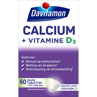 Davitamon Calcium Met Vitamine D Kauwtabletten - thumbnail