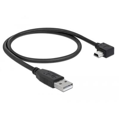 Delock USB-kabel USB 2.0 USB-A stekker, USB-mini-B stekker 0.50 m Zwart 82680 Delock USB-kabel USB 2.0 USB-A stekker, USB-mini-B stekker 0.50 m Zwart 82680