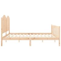 Bedframe zonder matras massief grenenhout 200x200 cm - thumbnail