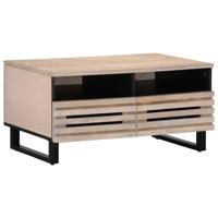 Salontafel 80x55x40 cm massief mangohout - thumbnail