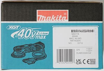 Makita BO002CGZ Accu excenter schuurmachine 150mm XGT 40 V Max Basic Body - thumbnail