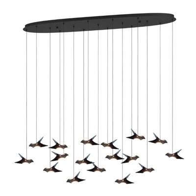 Stars of Light HanglampParatebueno rechthoekig met vogeltjes - 390353