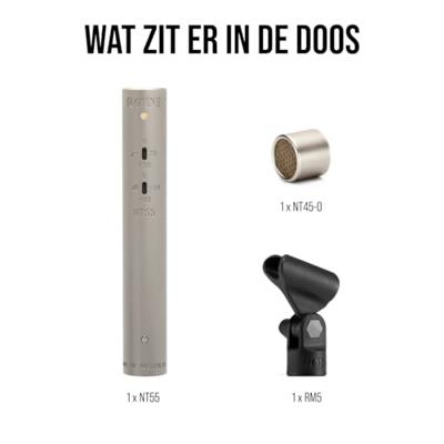 RØDE NT55 matched pair condensator studio microfoon RØDE NT55 matched pair condensator studio microfoon