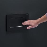 Geberit Sigma 20 (ex Sigma 30) bedieningspaneel glans wit/goud voor Sigma reservoirs 8cm (UP720) en 12cm (UP320) - thumbnail