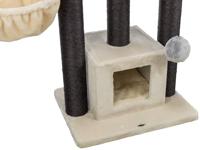 TRIXIE KRABPAAL ENZO CREME / GRIJS / ZWART 60X50X156 CM - thumbnail