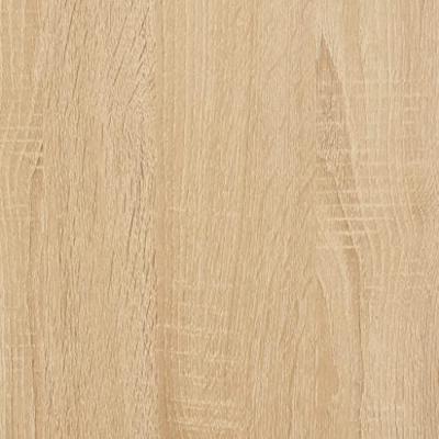 Wandrek 2-laags 60x21x51 cm bewerkt hout sonoma eikenkleurig Wandrek 2-laags 60x21x51 cm bewerkt hout sonoma eikenkleurig