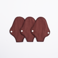 ImseVimse Wasbare String Inlegkruisjes bio katoen (Design: Bruin) - thumbnail