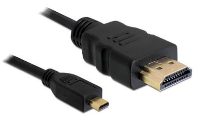 DeLOCK 82661 HDMI kabel 1 m HDMI Type A (Standaard) HDMI Type D (Micro) Zwart