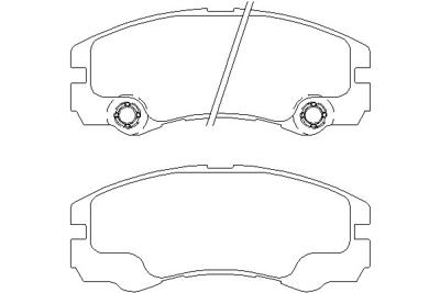 Remblokken set 2325001