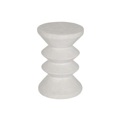 Kleine bijzettafel Home ESPRIT Wit Hars 31 x 31 x 45 cm