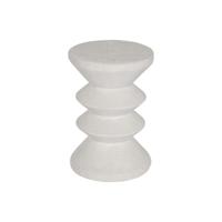 Kleine bijzettafel Home ESPRIT Wit Hars 31 x 31 x 45 cm - thumbnail