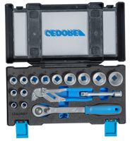 Gedore 19 DMU 183 Dopsleutelset 1/2 (12.5 mm) 16-delig - thumbnail