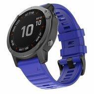 By Qubix - Siliconen bandje - Kobalt blauw - Compatible met Garmin Instinct 3-50mm - Compatible Garmin bandje