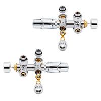 Radiatorkraan Onderblok Boss & Wessing Haaks Chroom Boss & Wessing - thumbnail