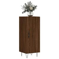 Dressoir 34,5x34x90 cm bewerkt hout bruin eikenkleur - thumbnail