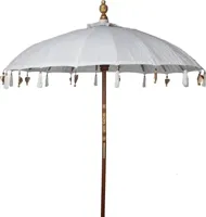 Parasol Bali White d185h260cm - Class B - thumbnail