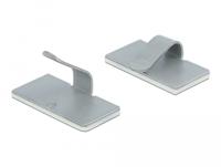 Delock Kabelklem zelfklevend RVS 10 stuks - thumbnail