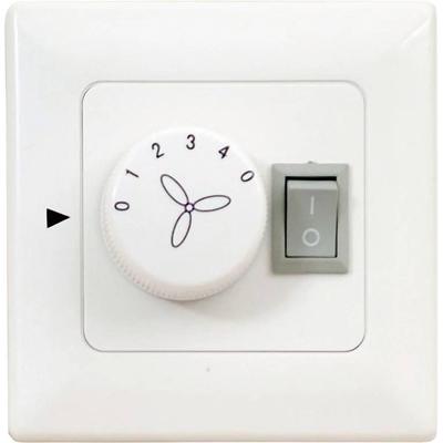 CasaFan Wandschakelaar voor plafondventilator Wit CasaFan Wandschakelaar voor plafondventilator Wit