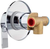 Douchethermostaat Tres Shower Technology 2-Weg Inbouw Wit Chrome Tres - thumbnail