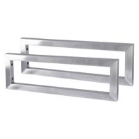 Ophangbeugel Differnz 2.5x44x15 cm RVS - thumbnail