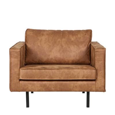 WOOOD Fauteuil 'Rodeo', kleur cognac