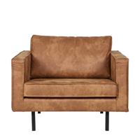 WOOOD Fauteuil 'Rodeo', kleur cognac - thumbnail