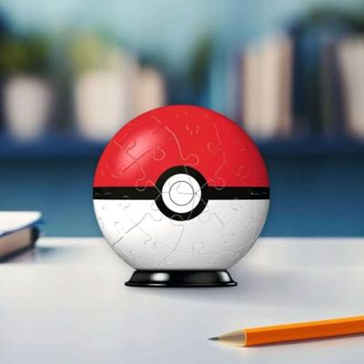 Ravensburger pokémon pokeball 3d puzzel, 54st. - thumbnail