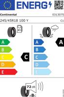 Continental sommerreifen "premium contact 7" tires so 245/45r18 100y conti premium contact 7 - thumbnail