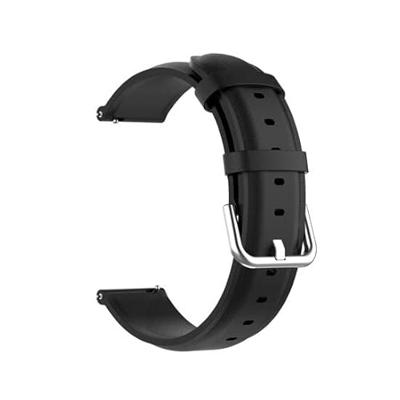 Classic leren bandje - Zwart - Garmin Vivoactive 6 / Vivoactive 5 / Vivoactive 3 - thumbnail