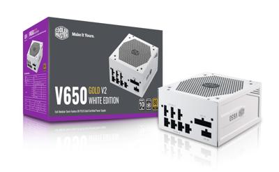 V650 Gold V2 White Edition - Voeding (intern) - ATX12V 2.52/ EPS12V - 650 W - 80+ Gold - modulair - 100-240 Volt wisselstroom V V650 Gold V2 White Edition - Voeding (intern) - ATX12V 2.52/ EPS12V - 650 W - 80+ Gold - modulair - 100-240 Volt wisselstroom V