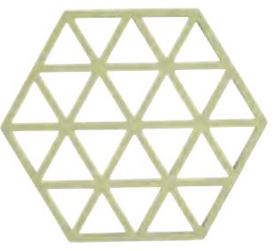 Zone - Triangles - Onderzetter Matcha Green