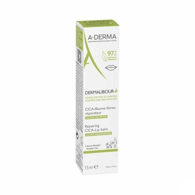 A-Derma Dermalibour+Cicabalsem Lippen 15ml