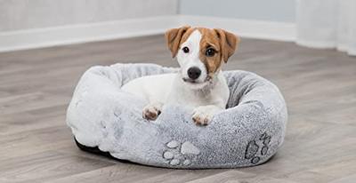 Trixie hondenmand nando rond lichtgrijs