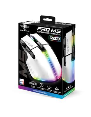 Optische Muis Spirit of Gamer Souris Pro M5 Wit