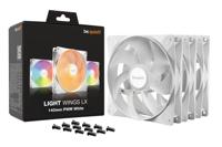 Be quiet! LIGHT WINGS LX 140mm PWM White Triple-Pack - thumbnail