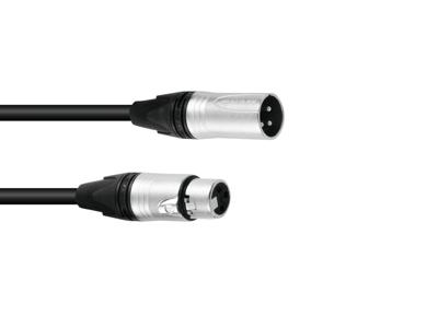 PSSO DMX Cable XLR 3-pin 10m bk Neutrik