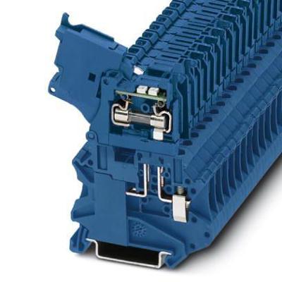 Phoenix Contact 3046537 Zekeringsdoorvoerklem 6.2 mm Schroeven Blauw 50 stuk(s) Piece