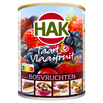 Hak Taart & Vlaaifruit Bosvruchten 430 g bij Jumbo