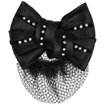 Mondoni haarstrik blingbling zwart