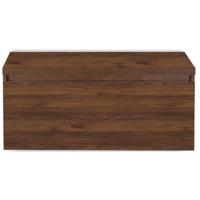 Frozen Badmeubelset 100 cm - Greeplijst in Kleur - Inclusief Wastafelbovenblad Walnoot - thumbnail