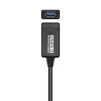 AISENS A105-0525 USB 3.0 verlengkabel met versterker, type A/M-A/H, zwart, 5,0 m - thumbnail