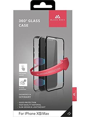 Black Rock Cover 360° Glass IPhone Xs Max Zwart