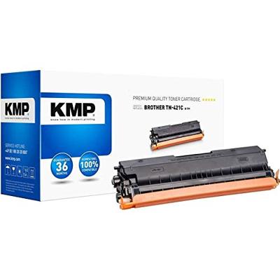 KMP Tonercassette vervangt Brother TN-421C, TN421C Compatibel Cyaan 1800 bladzijden B-T99