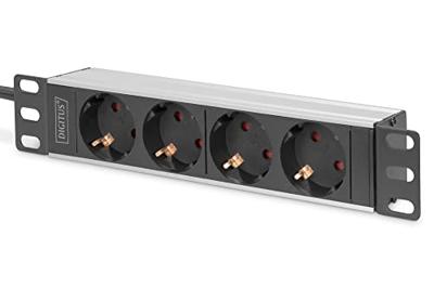 Digitus DN-95418 energiedistributie 4 AC-uitgang(en) 1U Zwart Digitus DN-95418 energiedistributie 4 AC-uitgang(en) 1U Zwart