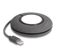DeLOCK 83019 Smart Wearable Accessories Charging stand Grey, White Silicone - thumbnail