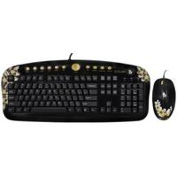 Golden Aloha - Golden Sunset - Multimedia Keyboard & G-laser Mouse Desktop Set - DE Layout - thumbnail