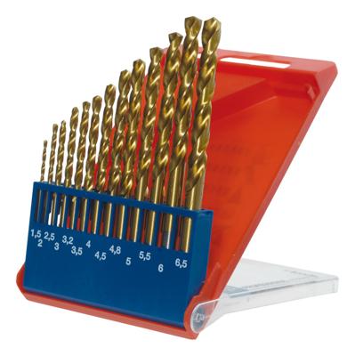kwb 427140 HSS Metaal-spiraalboorset 13-delig 1.5 mm, 2 mm, 2.5 mm, 3 mm, 3.2 mm, 3.5 mm, 4 mm, 4.2 mm, 4.5 mm, 5 mm M2 DIN 338 Cilinderschacht 1 stuk(s)